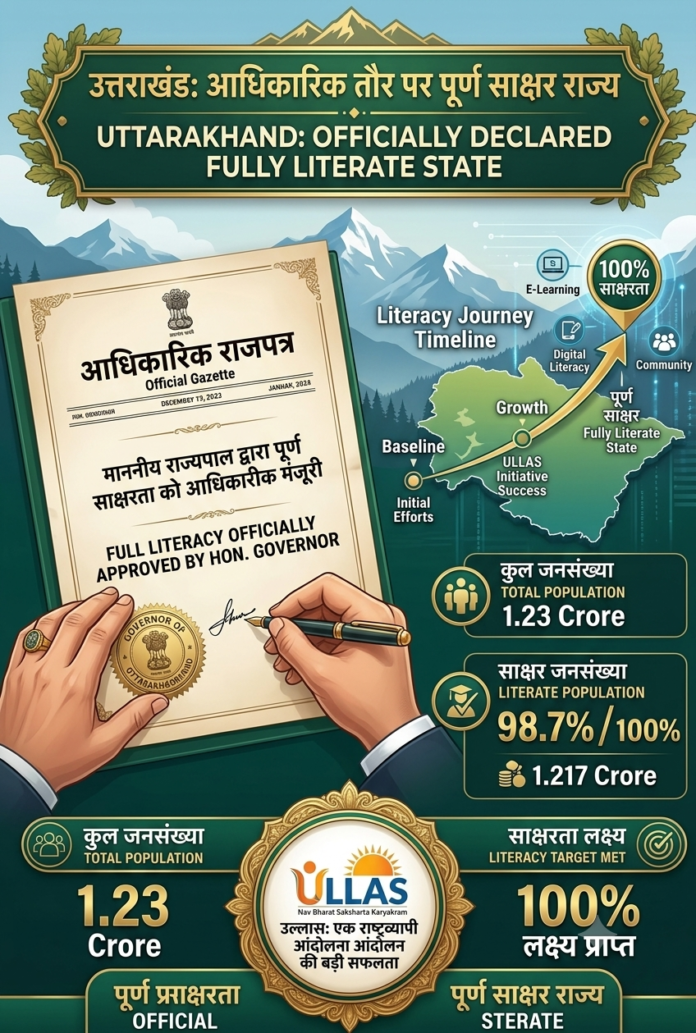 धामी सरकार की बड़ी उपलब्धि